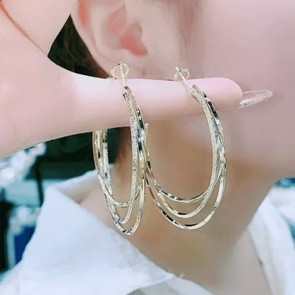 Multi-layer Hoop Earrings