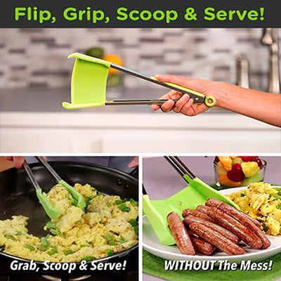 2-in-1 Spatula Tong - The Ultimate Cooking Buddy!