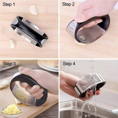 Stainless Steel Garlic Press